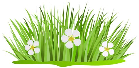 clipart grass and flowers - Clip Art Library