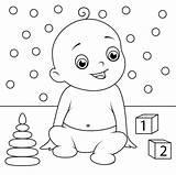 Cute Baby coloring Page  Free Printable Coloring Pages sketch template