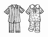 Free Coloring Pages Pajamas sketch template
