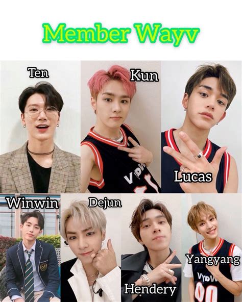 WayV members names | Members, Winwin, Nct