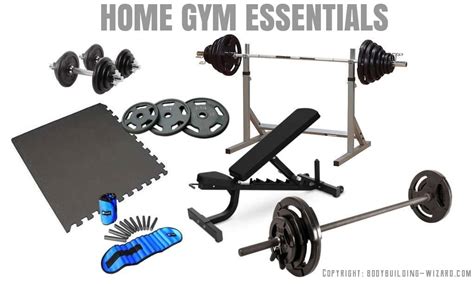 Basic Home Gym Equipment • Bodybuilding Wizard