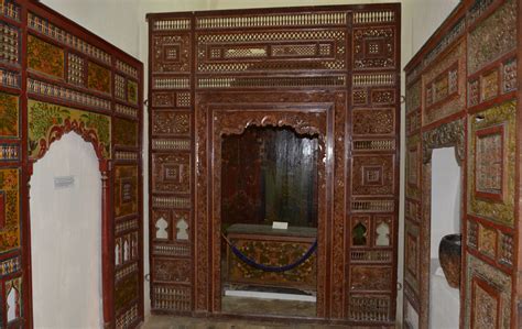 Sfax, Dar Jellouli, carved wooden furniture (3) | Richard Mortel | Flickr