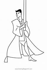 Sword Coloring Pages sketch template