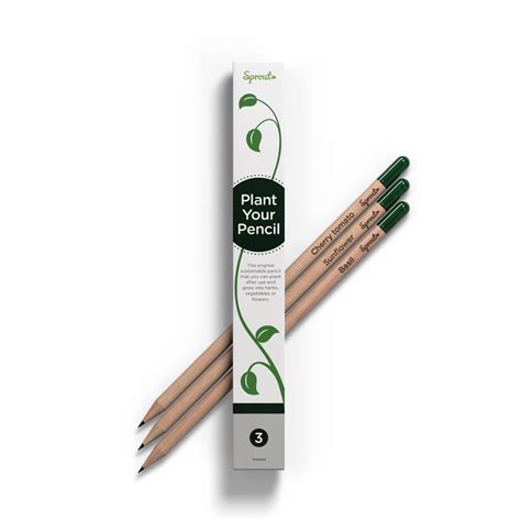 Sprout Plantable Pencils - 3 Pack - boobalou.co.uk