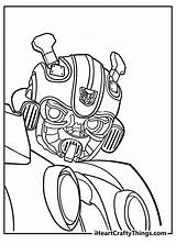 Transformers 4 Coloring Pages Bumblebee sketch template