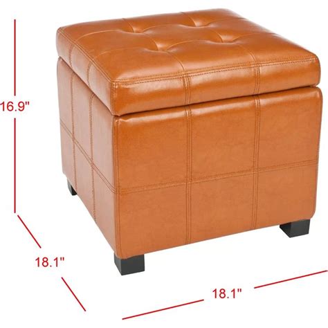 Maiden 18.3" Tufted Square Cube with Storage Ottoman & Reviews | AllModern | Tufted ottoman ...