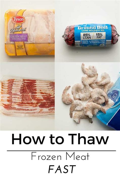 How to thaw frozen meat FAST - Feast and Farm