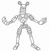 FNAF Coloring Pages  Free Printable For Kids sketch template
