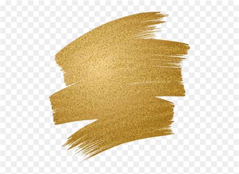 Vector Gold Brush Stroke, HD Png Download - vhv