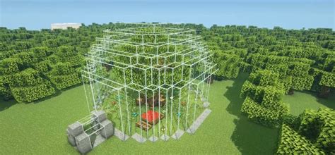 Minecraft Simple Glass Dome House Ideas and Design