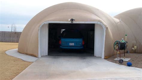 Garage — Like the other three domes, this Monolithic Dome garage is energy… | Monolithic dome ...