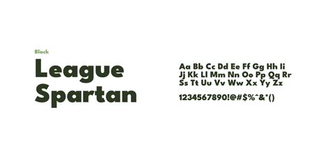 League Spartan | Font of the Week