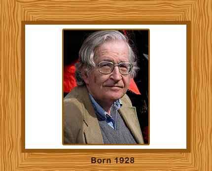 Noam Chomsky - Biography, Facts and Pictures