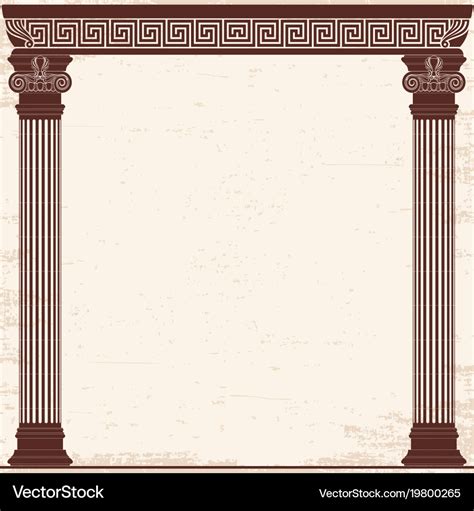 Ancient greek background Royalty Free Vector Image