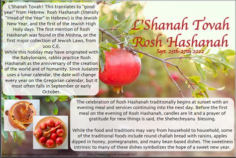 Rosh Hashanah celebration | Biochemistry and Biophysics