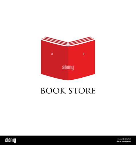 Book store or library logo sign Stock Vector Image & Art - Alamy