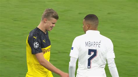 When Mbappe & Haaland Met For The First Time - YouTube