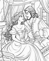 Fairy Tale Love Stories Coloring Pages sketch template