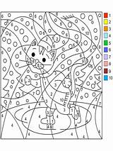Printable Color By Numbers Coloring Pages sketch template