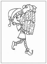 Online Christmas Elf Printable Coloring Pages Sketch Page sketch template