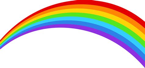 Clipart On Rainbow