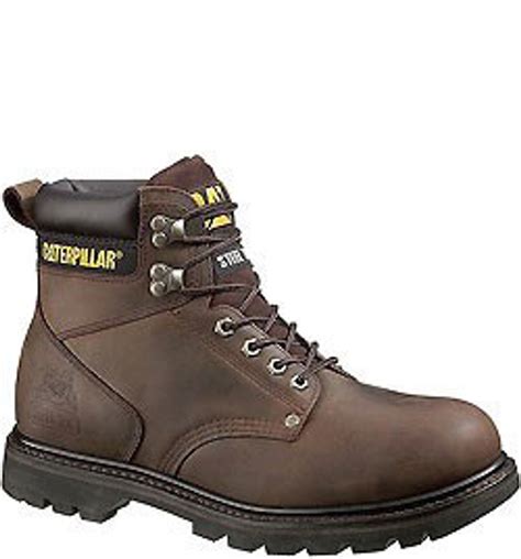 Caterpillar Men's Second Shift Steel Toe Work Boot P89586 Dark Brown