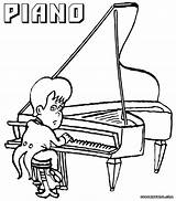 Collection Of Piano Coloring Pages  Free Printable sketch template