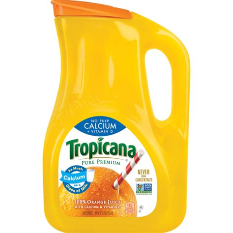 Save on Tropicana Pure Premium No Pulp Calcium + Vitamin D 100% Orange ...