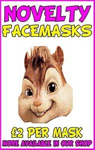 Alvin Chipmunk Novelty Celebrity Face Mask Party Mask Stag Mask: Amazon ...