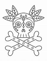 Skull And Crossbones Coloring Pages sketch template