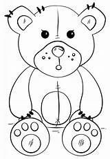 Teddy Bear Coloring Pages  Free Printable For Kids sketch template