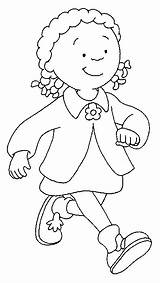 caillou And Sarah Coloring Page Caillou sarah coloring Play Pages  sketch template