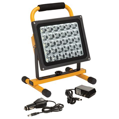 30W LED Flood Light, DC, Rechargeable | Luna LED Lighting