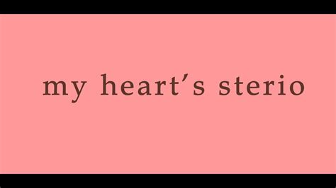 my heart stereo | song | typography - YouTube