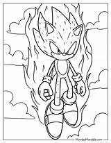 Golden Sonic Coloring Pages 1 Printable For Free Download sketch template