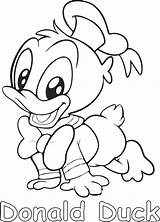 Printables Disney donald Duck Baby coloring Pages For Kids sketch template