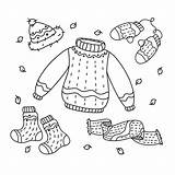 Free Coloring Pages Of Winter Clothes sketch template