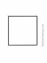 Square Shape Coloring Pages Printable sketch template