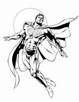 Superman Flying Coloring Page  Free Printable Pages For Kids sketch template