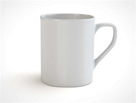 White Ceramic Coffee Mug PSD Mockup - PSD Mockups