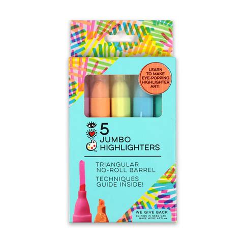 5 Jumbo Highlighters ⋆ Time Machine Hobby