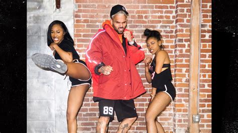 Chris Brown Surprises Women's Dance Class, Hooks Them Up with Swag