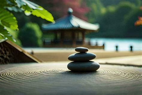 zen garden, zen garden, zen garden, zen garden, zen garden,. AI-Generated 32825055 Stock Photo ...