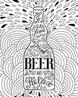 Bottled Beer Coloring Pages sketch template