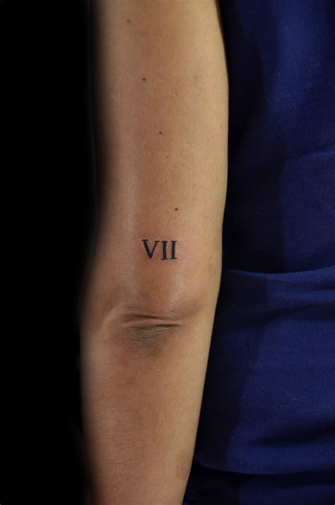 VII tattoo | Tattoos, Piercing tattoo, Small tats