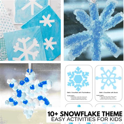 23 Snowflake Crafts For Kids - Little Bins for Little Hands