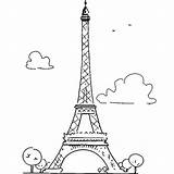 Eiffel Tower Coloring Page » Turkau sketch template