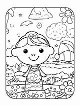 Disegni Da Colorare Di Attività Estive Per Bambini ciao Libro  sketch template