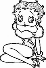 Betty Boop We Coloring Page 450  Wecoloringpagecom sketch template