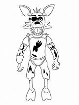 FNAF coloring pages sketch template
